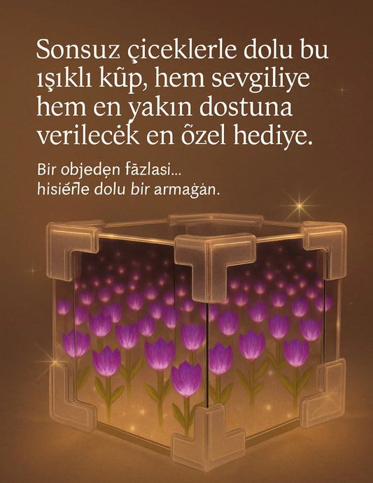 Sonsuz Laleli Küp Lamba