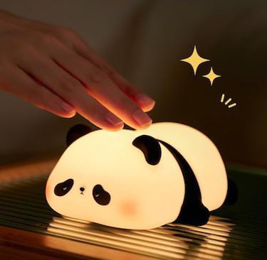 SEVİMLİ PANDA Sensörlü Işık Değiştiren Panda Gece Lambası
